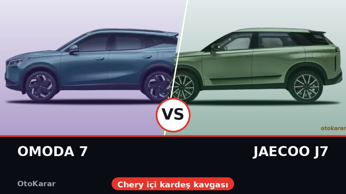 Omoda 7 vs Jaecoo J7: Chery İçi Kardeş Kavgası (ve Yedek Parça Uyarısı) (2026)