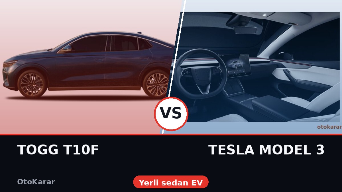 Togg T10F vs Tesla Model 3: Yerli Sedan EV Kafa Kafaya (2026)